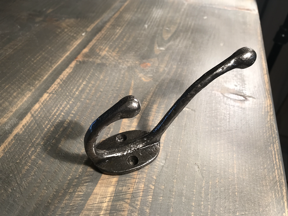 Thumbnail: Victorian style two hole coat hook