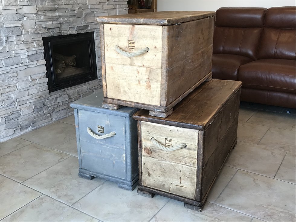 Thumbnail: Handmade Chest from reclaimed, distressed 30mm Pine.
