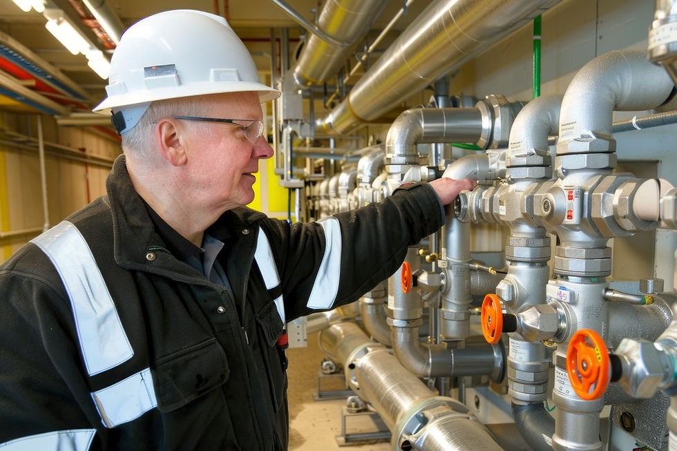 Plumber Fixing Pipe