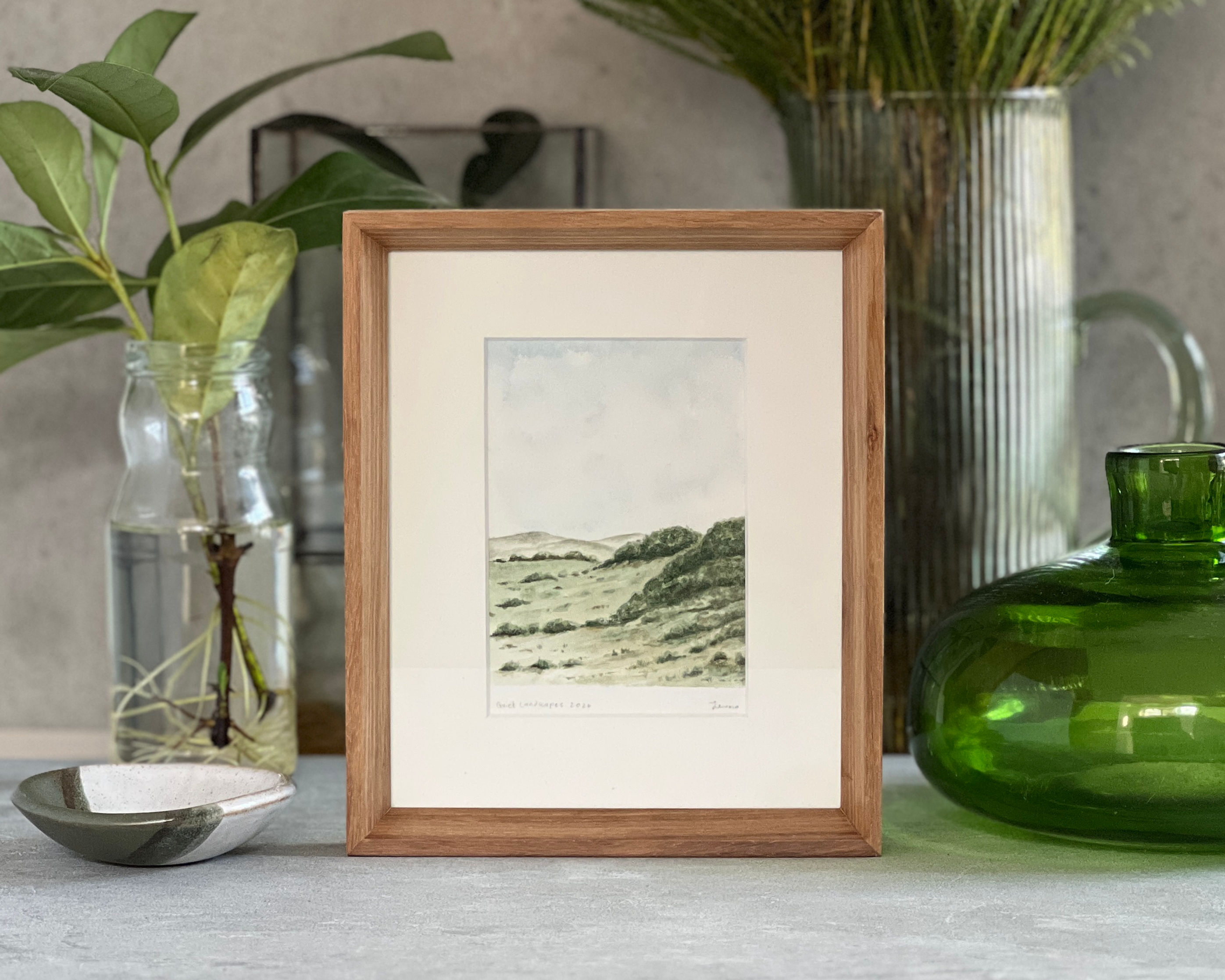 Quiet Landscapes | 2026 03 | Watercolour Landscape Framed