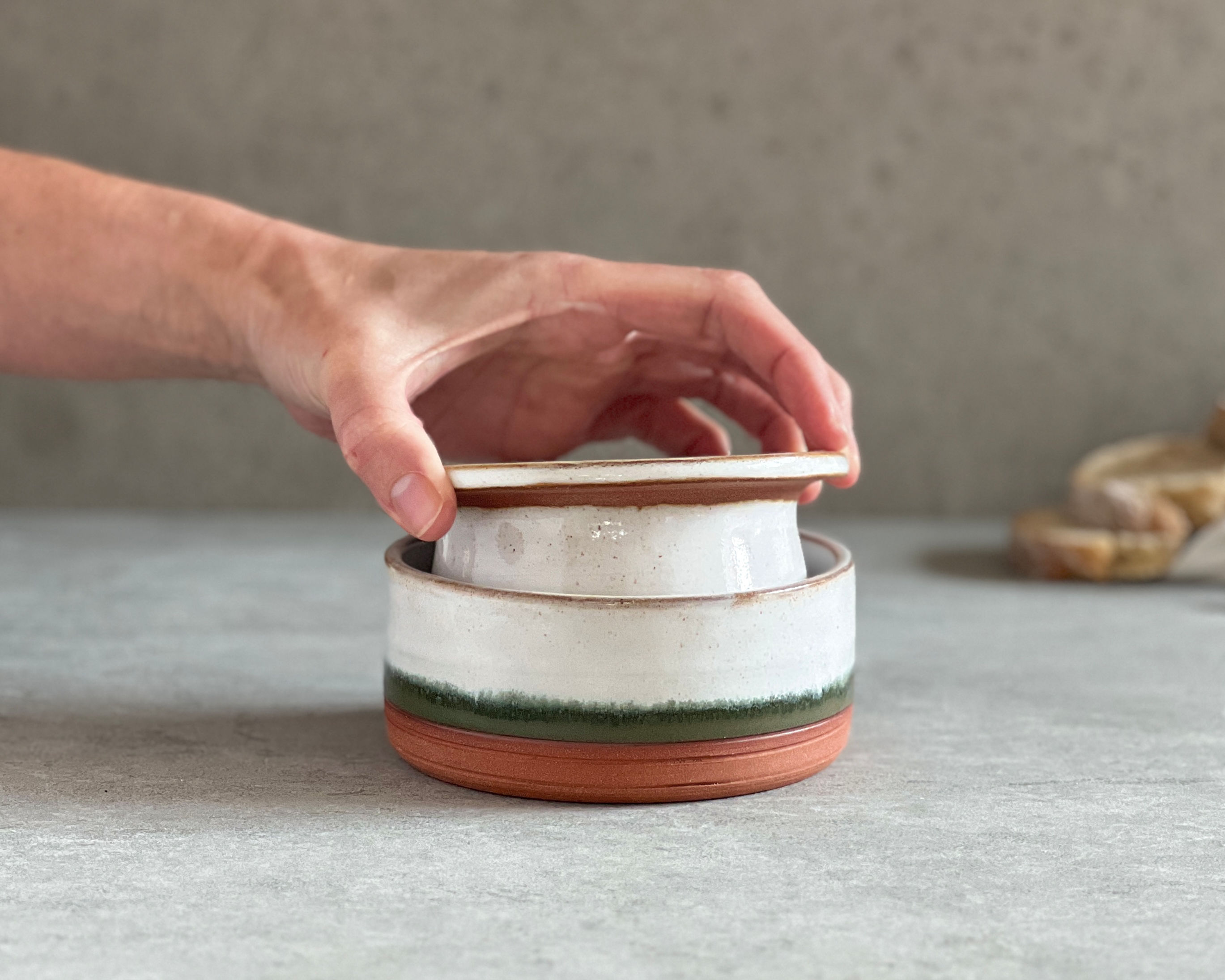 Butter Keeper | Large | Forest Green