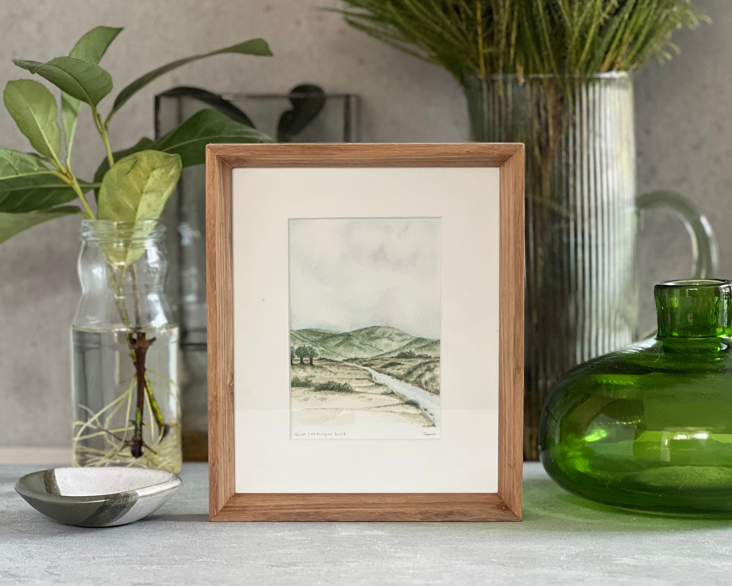 Quiet Landscapes | 2025 04 | Watercolour Landscape Framed