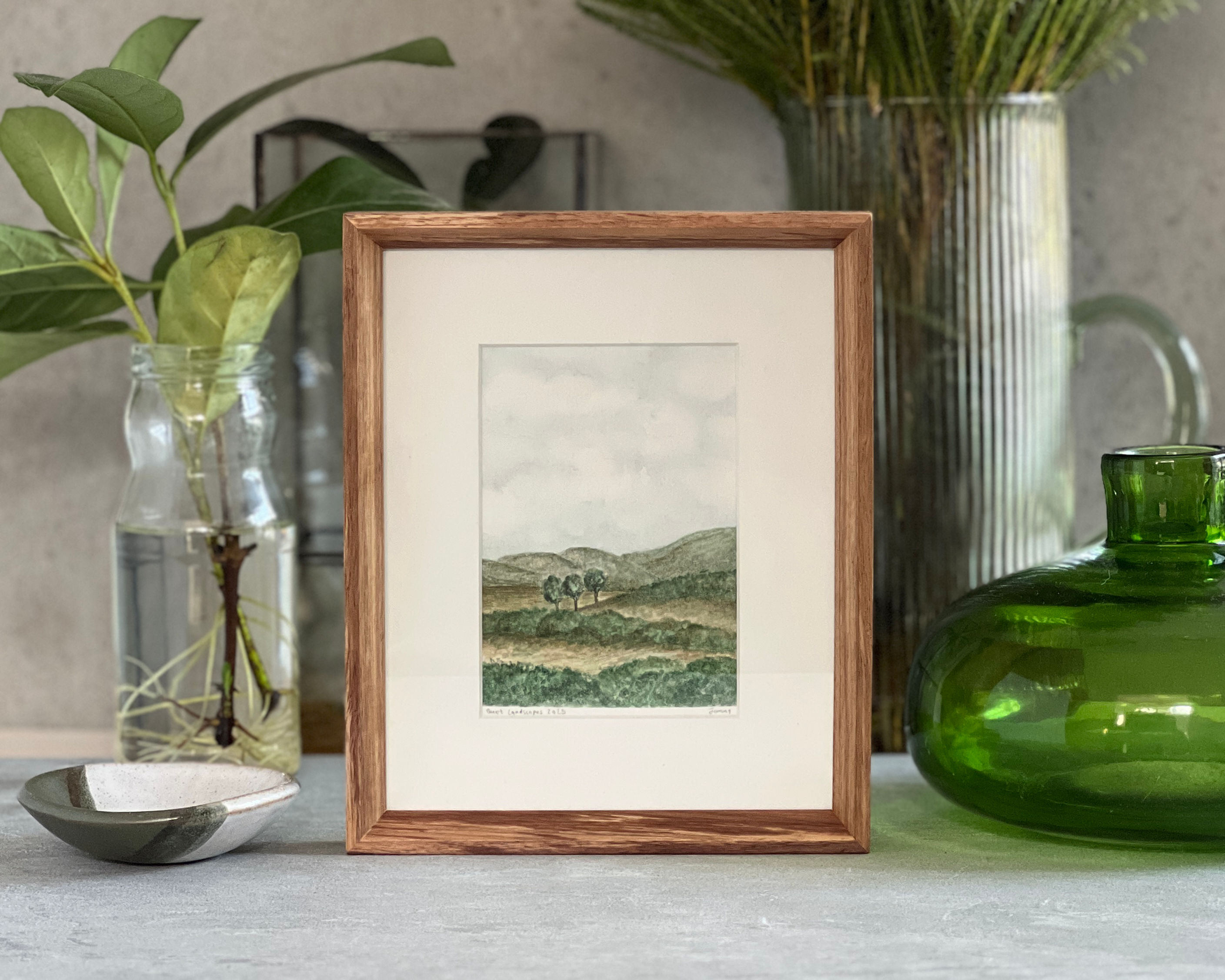 Quiet Landscapes | 2025 05 | Watercolour Landscape Framed