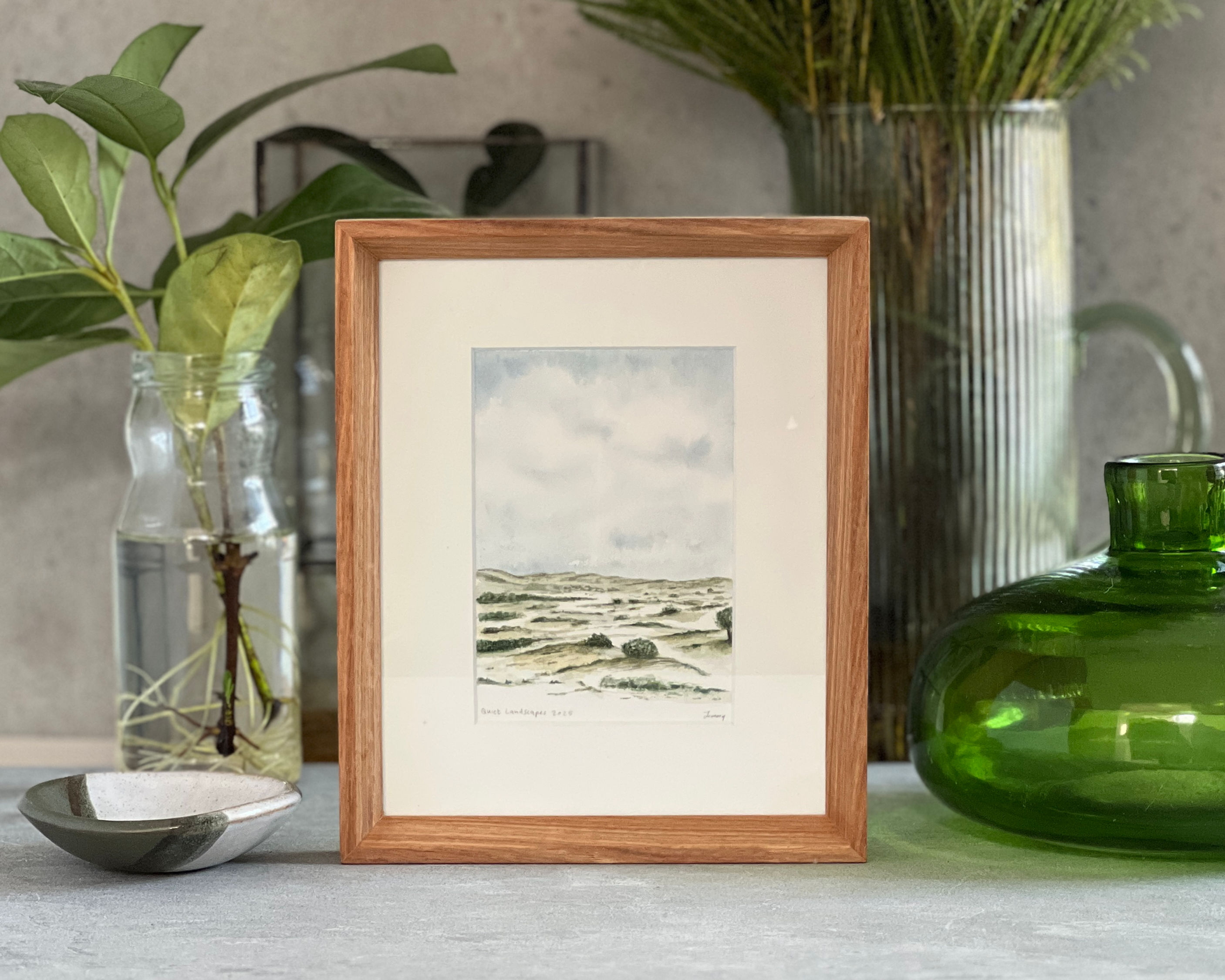 Quiet Landscapes | 2025 01 | Watercolour Landscape Framed