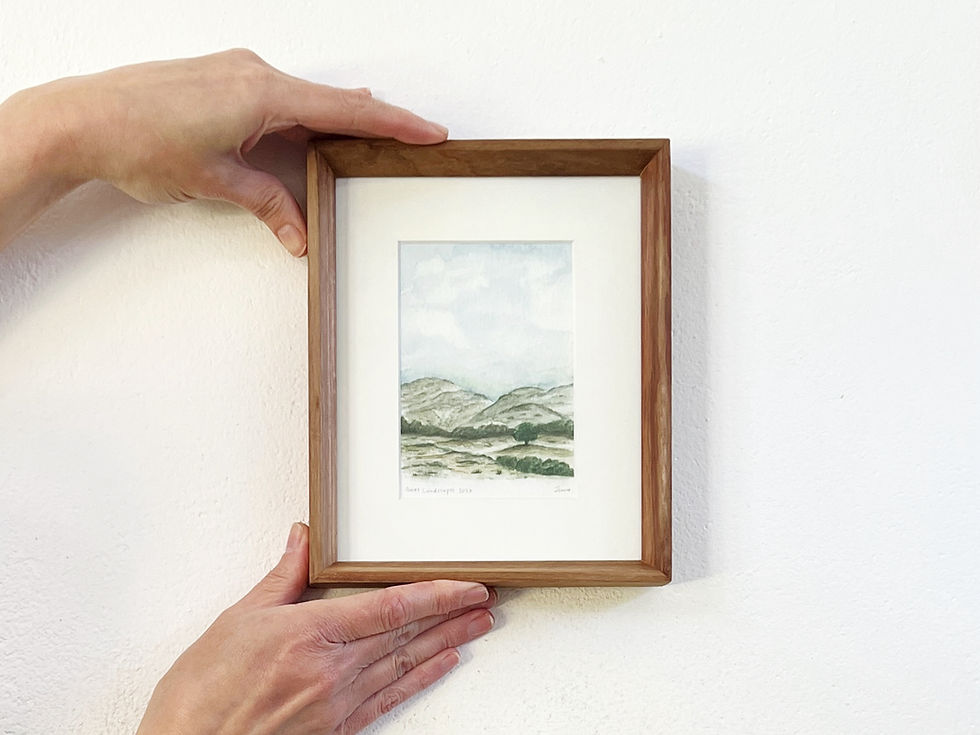 Thumbnail: Quiet Landscapes | 2026 01 | Watercolour Landscape Framed