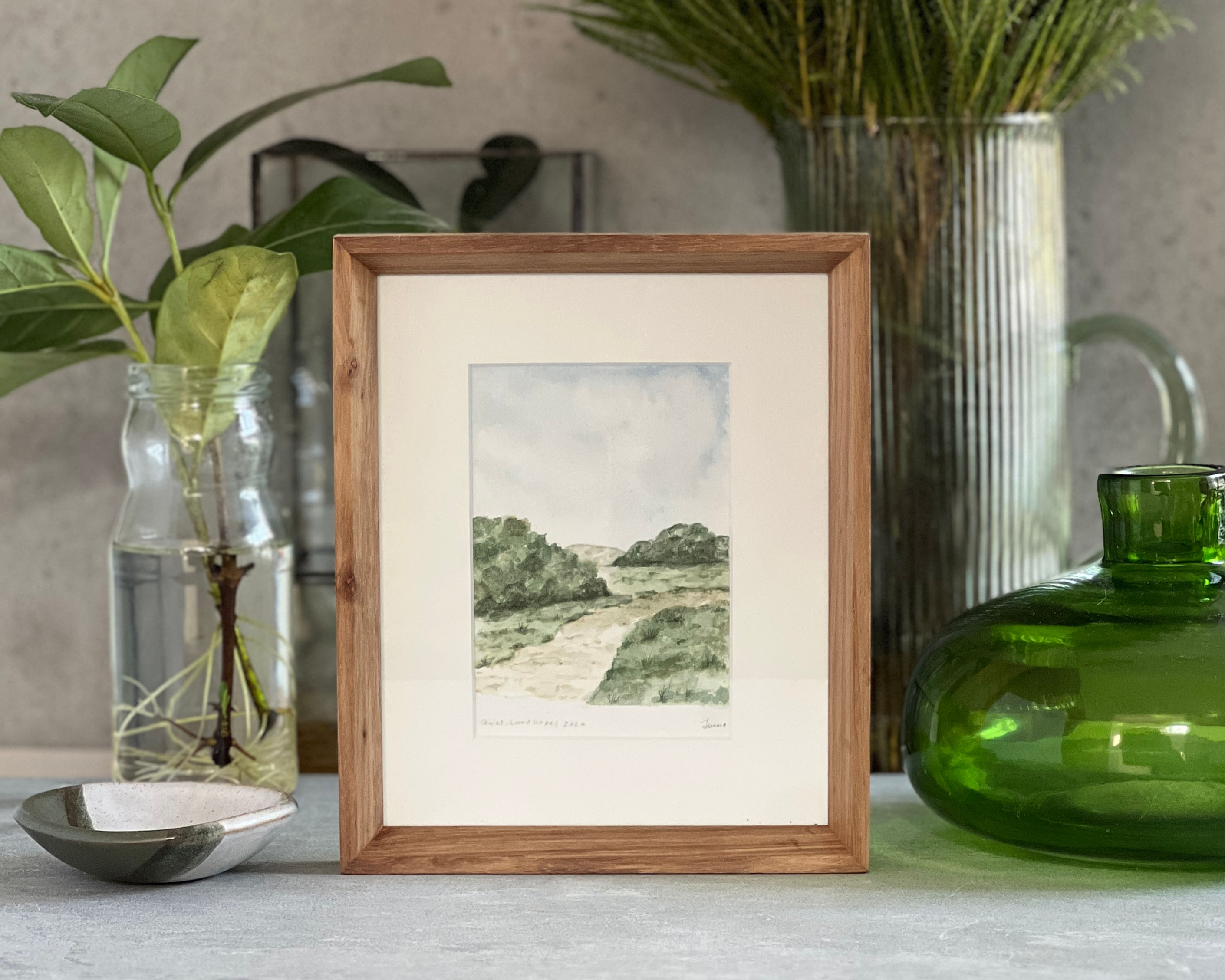 Quiet Landscapes | 2026 04 | Watercolour Landscape Framed