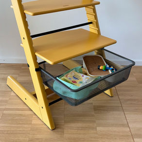 IKEA Trofast an einem Stokke Tripp Trapp als Stauraum verwenden
