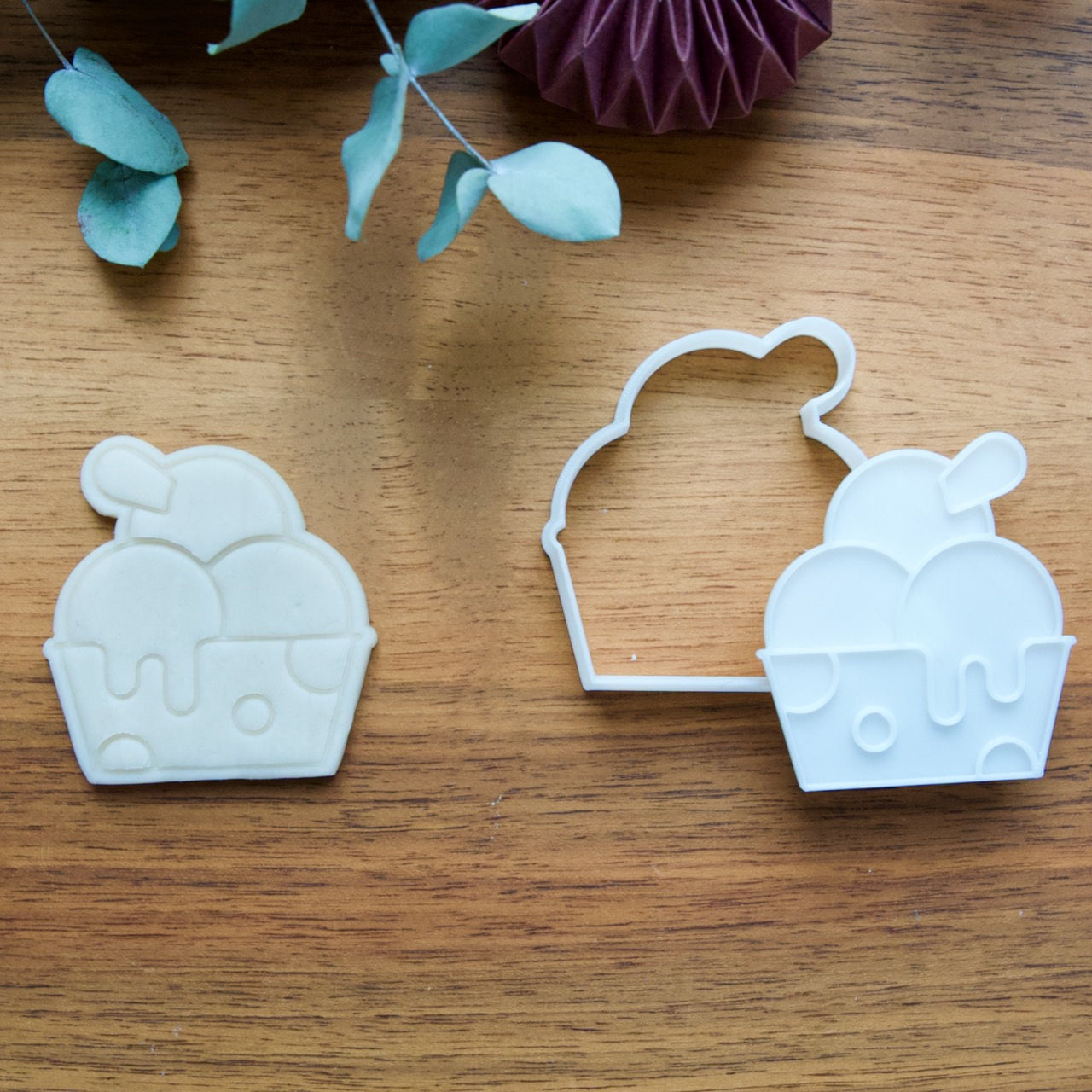 Gelato Coppetta - Ausstechform & Stempel