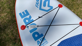 SUP Board mit tekku SUP Namensschild