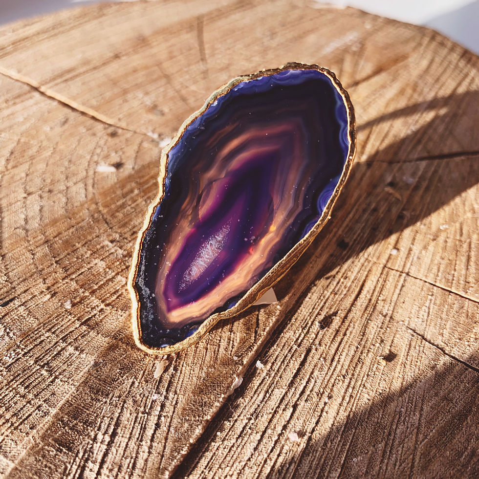 Anillo de Piedra Morada