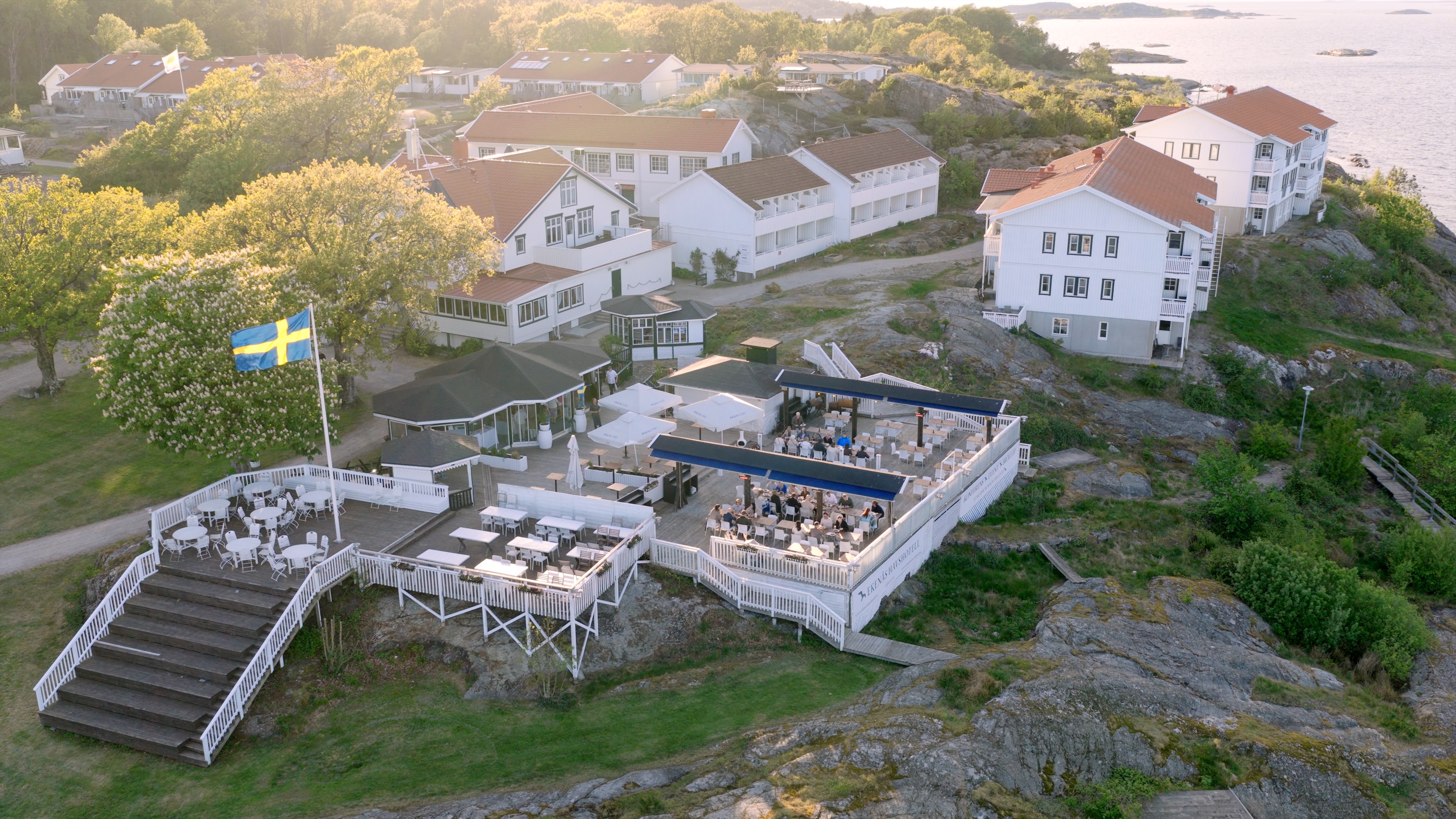 Havsutsikt från terrassen