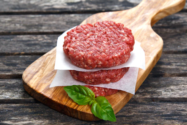 100% Grass Fed Hamburger Beef Patties Quarter Pound