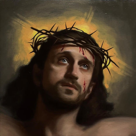 ChristontheCrossStudy_40x40cm_oiloncanvas_£2000.jpeg
