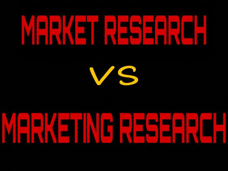 Difference between Market Research and Marketing Research | THE BIGGEST MYTH | Marketing