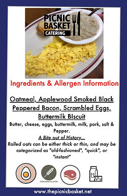 Oatmeal, Applewood Smoked Black Peppered