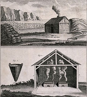 Salt Works Begin on the Monmouth Shore