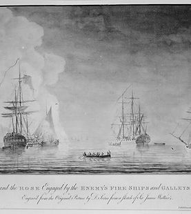 The British Navy Takes Sandy Hook