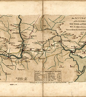 British and Continental Soldiers Pass Through Allentown