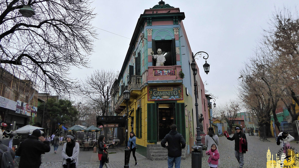 El barrio de la Boca y su famoso "Caminito" en Buenos Aires (Argentina