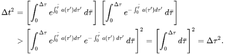 Twin Paradox Formula