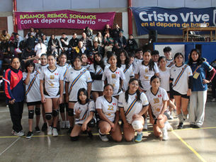Más de 100 niños y niñas participaron en el 6° Encuentro Deportivo Cristo Vive