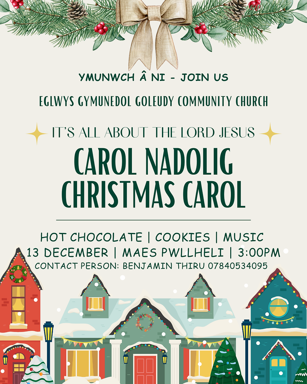 Goleudy Community Church Christmas Carols