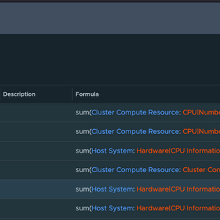 vROps Views for Multiple Objects
