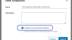 Find VM Snapshots with Memory Included using VCF Operations for Logs