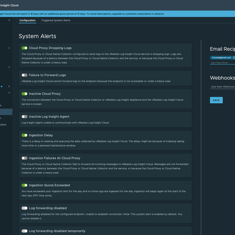 VMware Aria Operations SaaS, Aria Operations for Logs SaaS, and their Cloud Proxies