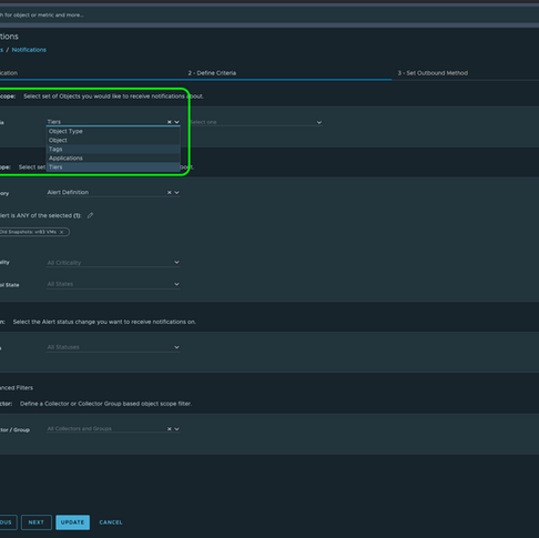 Notifying Different Groups on the same VMware Aria Alerts
