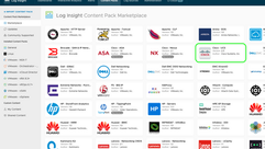 vRLI and the Cisco UCS Content Pack