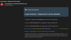 VMware Aria Automation Lease Policies
