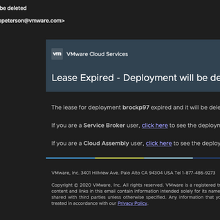 VMware Aria Automation Lease Policies