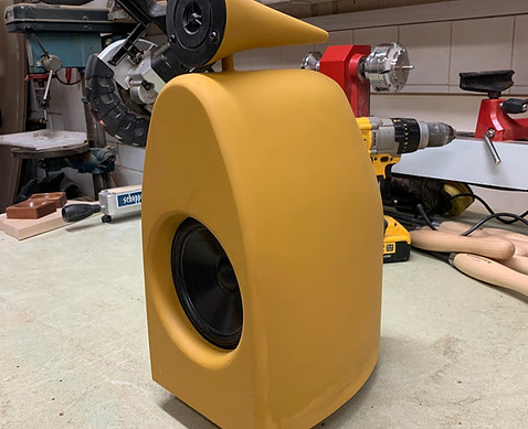 Custom Speaker Shaped Ready For More Sanding