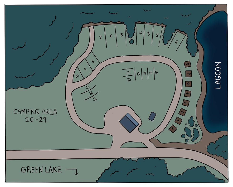 Little Horse Lodge RV Resort Map