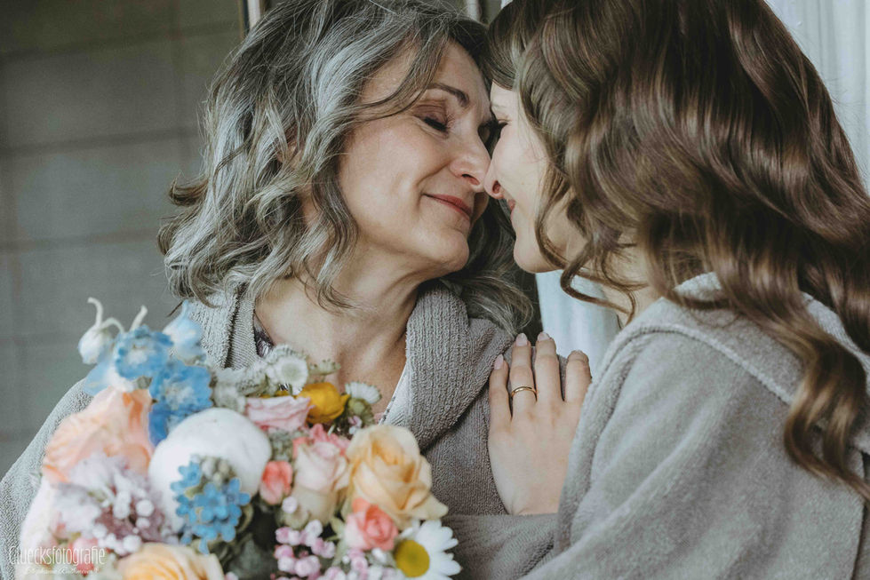 emotionale Mutter Tochter Fotos