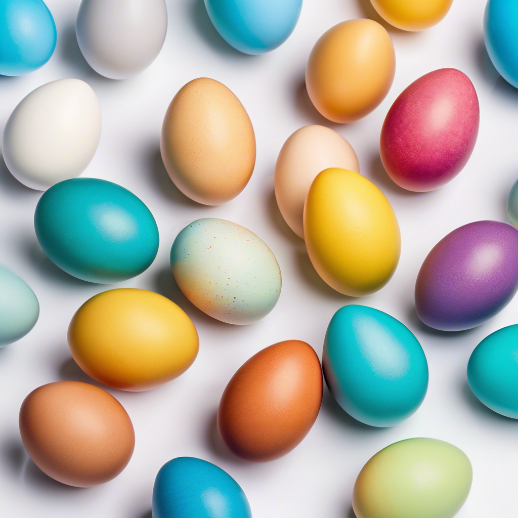 Rainbow Colored Eggs