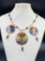 3-piece round necklace