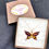 Thumbnail: Flame Painted Copper Butterfly and rose gold chain in gift box