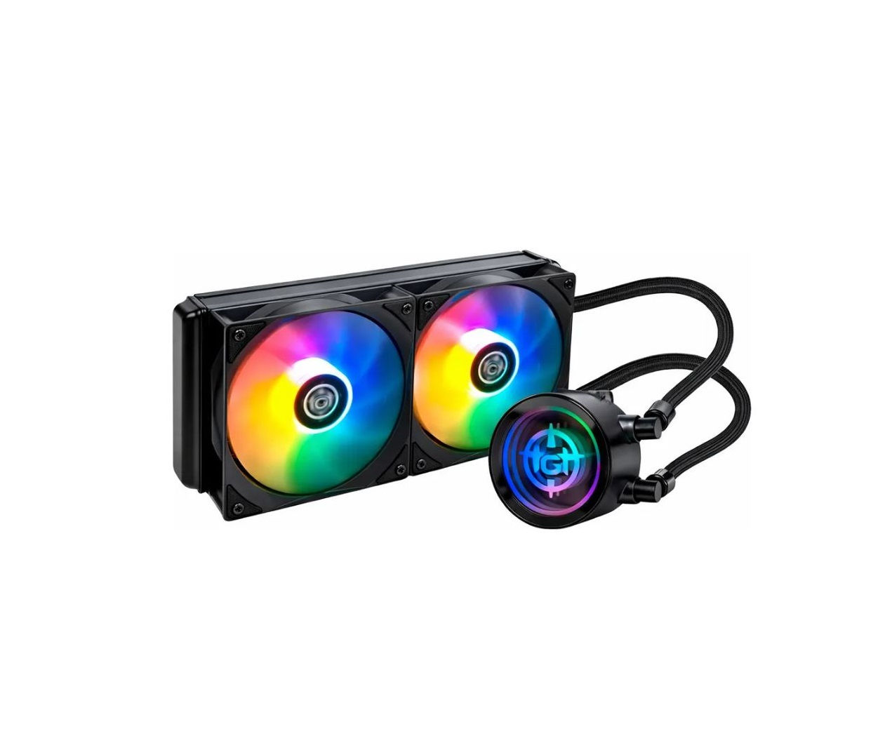 Water Cooler TGT Spartel V2 Rainbow 240mm Preto - TGT-SPLV240-BK01