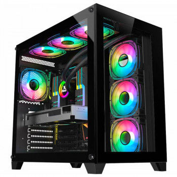 Gabinete Gamer K-Mex Space ATX, CG-P2R4, L/F Vidro Temperado, SEM FONTE