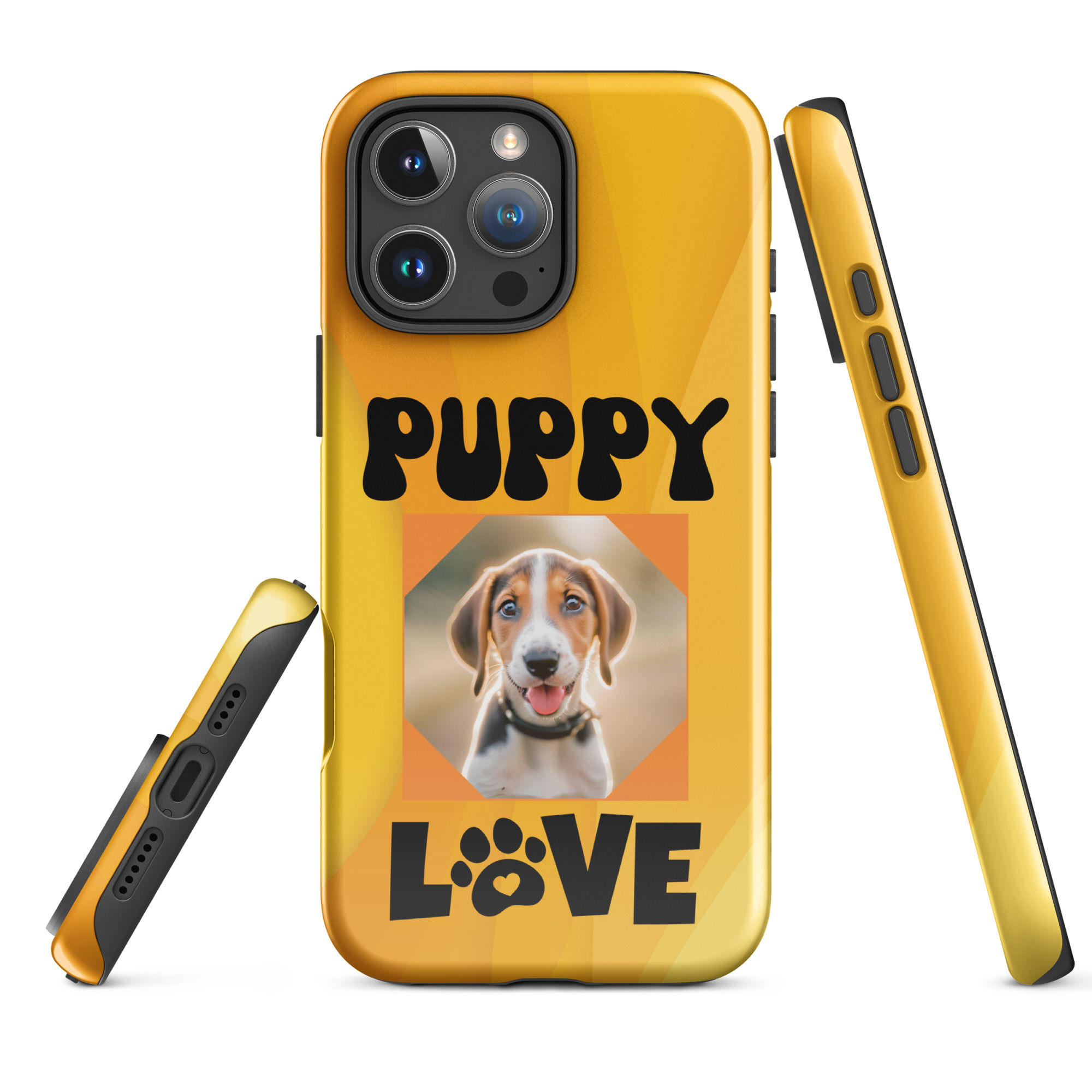 Tough Case for iPhone® Foxhound Puppy Love