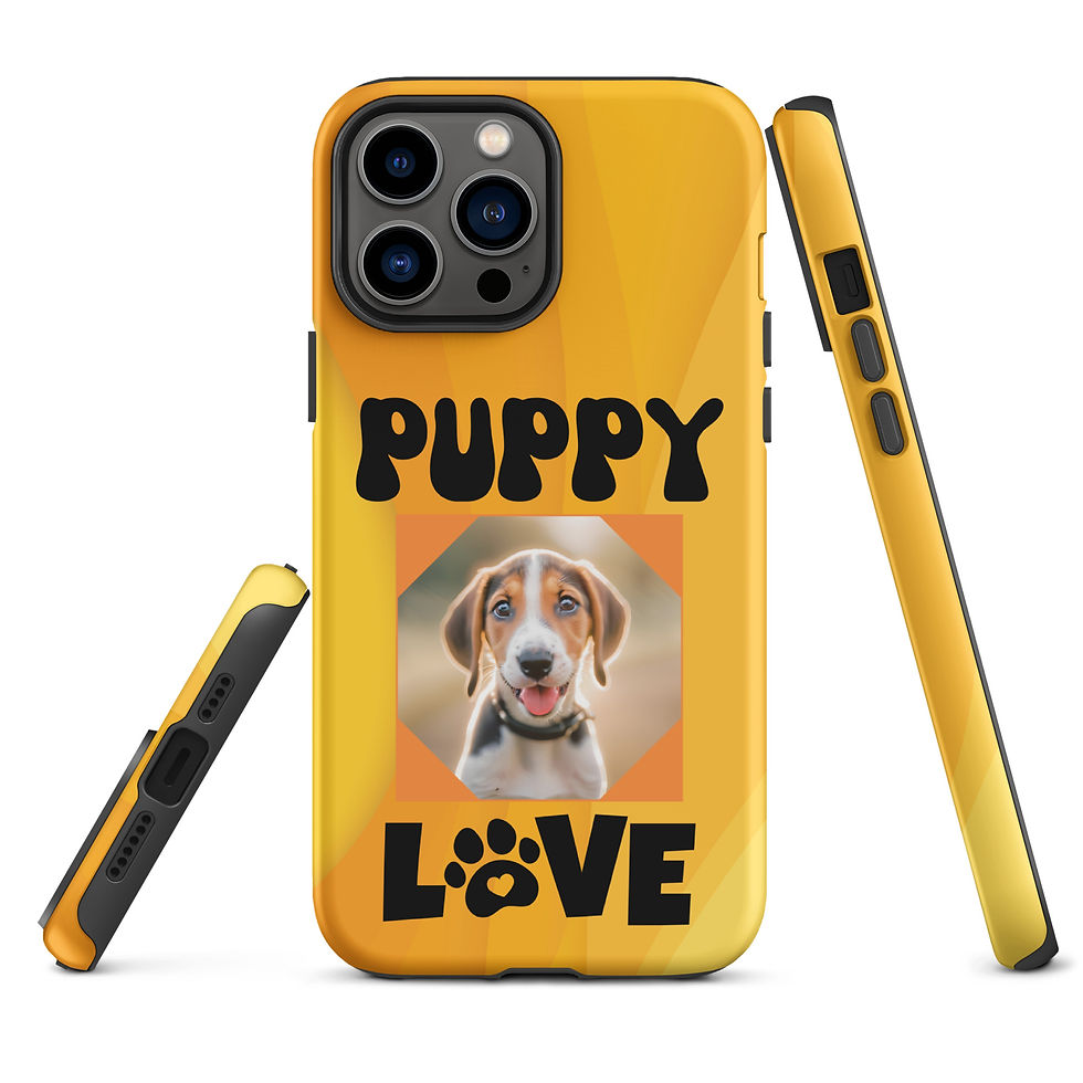 Thumbnail: Tough Case for iPhone® Foxhound Puppy Love