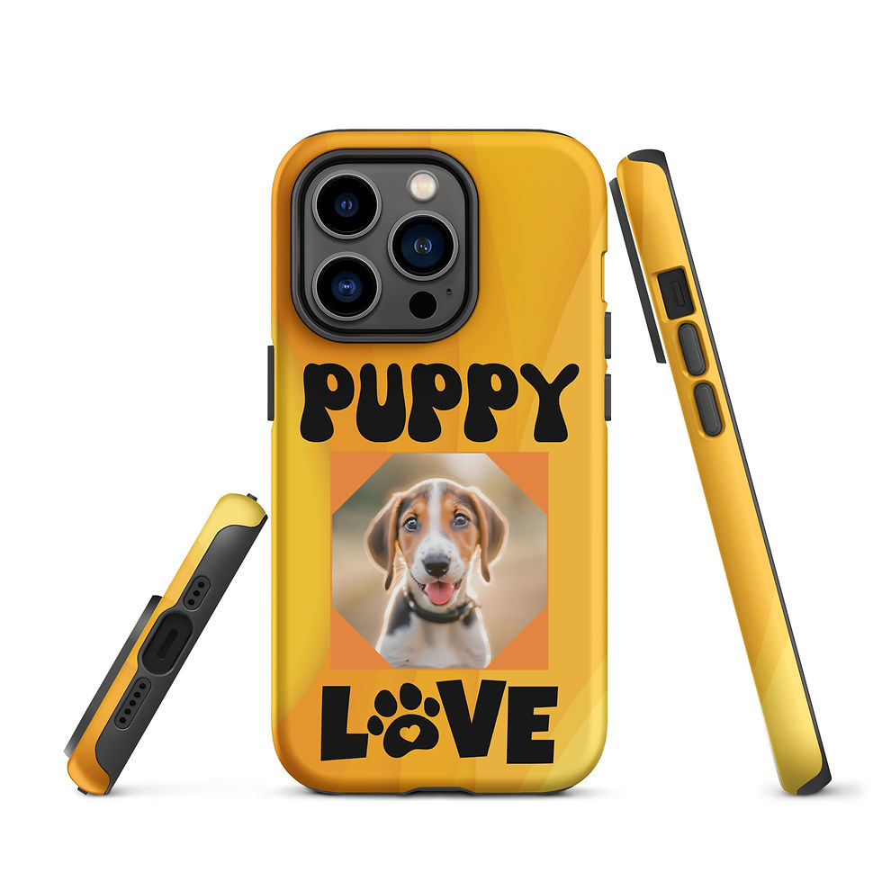 Thumbnail: Tough Case for iPhone® Foxhound Puppy Love