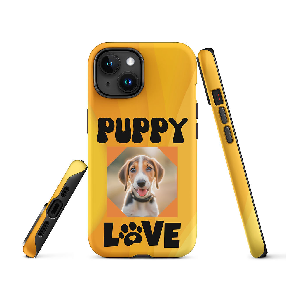 Thumbnail: Tough Case for iPhone® Foxhound Puppy Love