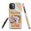 Thumbnail: Tough Case for iPhone® Maltese Puppy Love with Retro Pastel Background