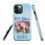 Thumbnail: Tough Case for iPhone® Baby Pit Bull Puppy with Blue Gradient Background
