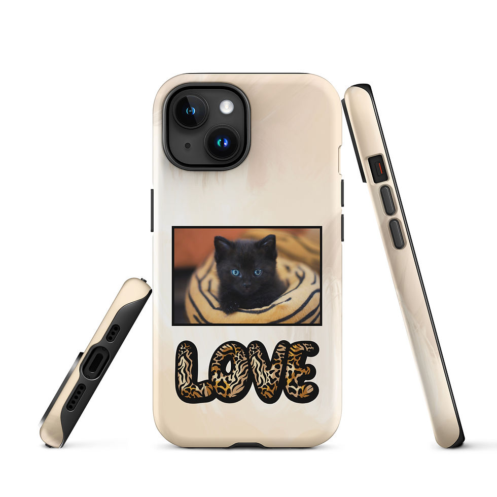 Thumbnail: Tough Case for iPhone® Kitten Love