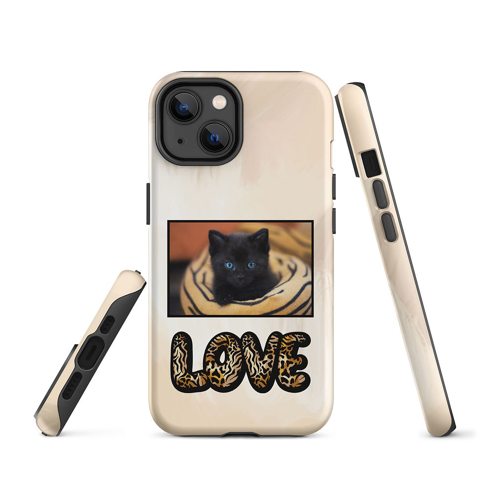Thumbnail: Tough Case for iPhone® Kitten Love