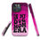 Thumbnail: Tough Case for iPhone® In my Dog Mom Era Pink and Magenta Background